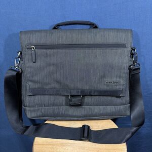 Samsonite SXK Core Messenger Bag Laptop Nylon DuPont Kevlar Charcoal Heather